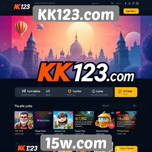 Acessibilidade e design do site KK123.com